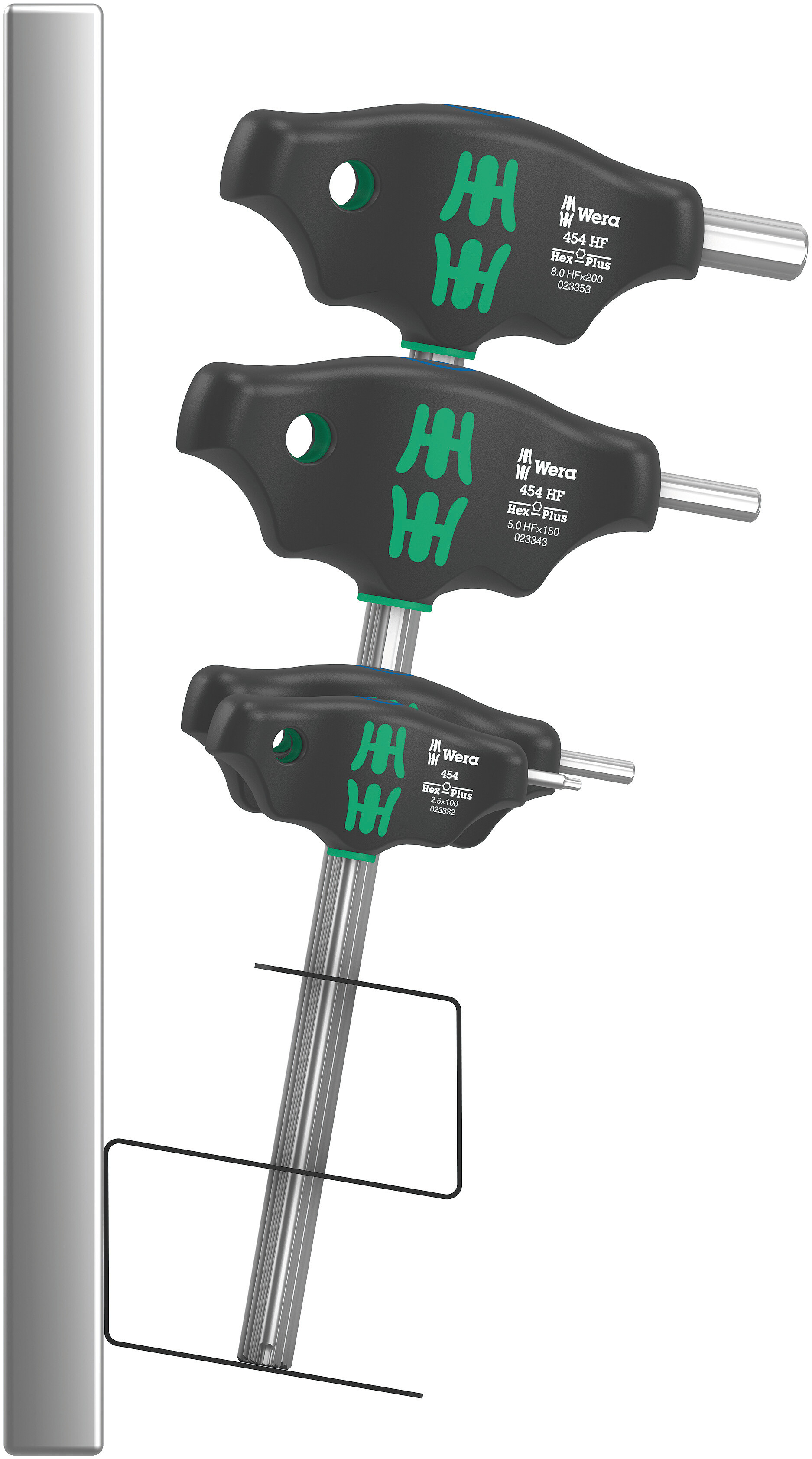 WERA 4T-Griff Satz 54/7 HF Set 2