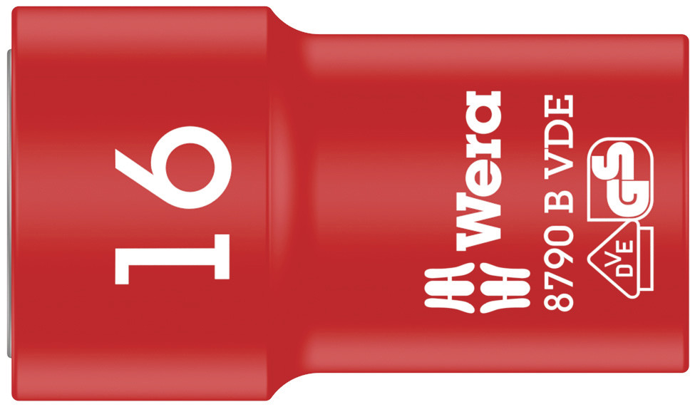 WERA 8100 SB VDE 1 Zyklop Knarrensatz, isoliert