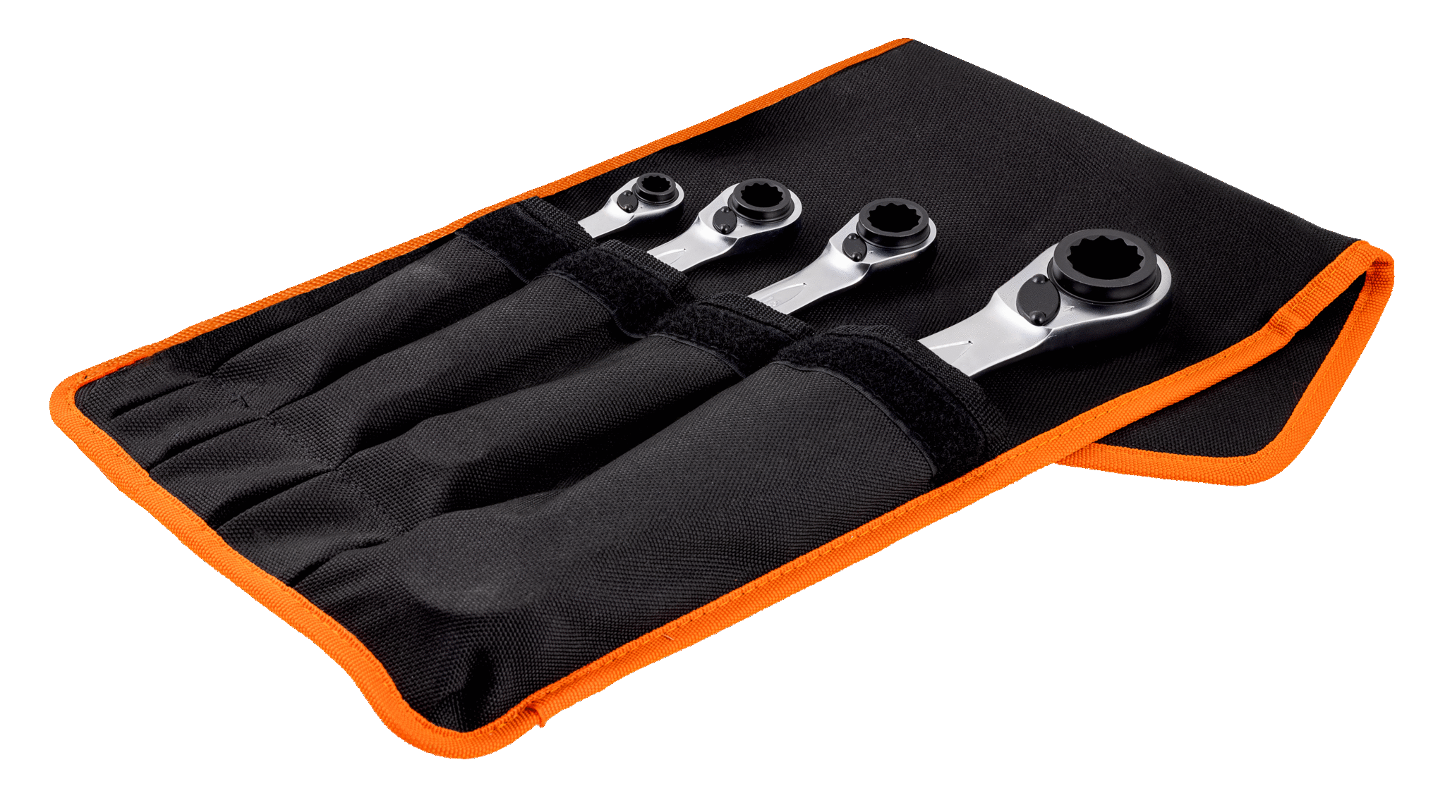 BAHCO Vierfach-Knarren-Ringschlüssel-Satz, 4tlg.