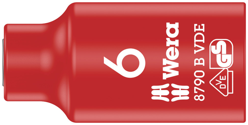 WERA 8100 SB VDE 1 Zyklop Knarrensatz, isoliert