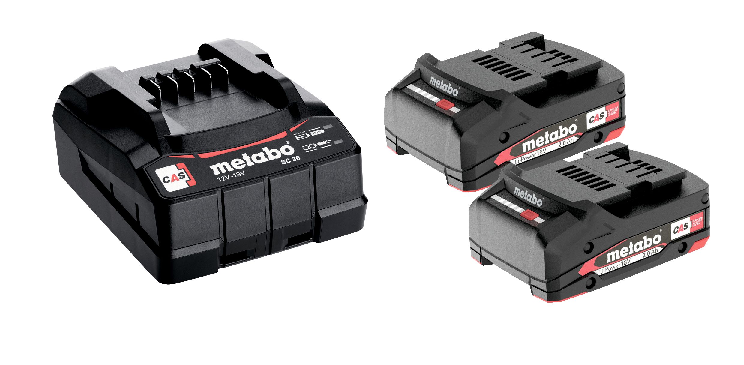 METABO Basis-Set 2 x 2.0 Ah