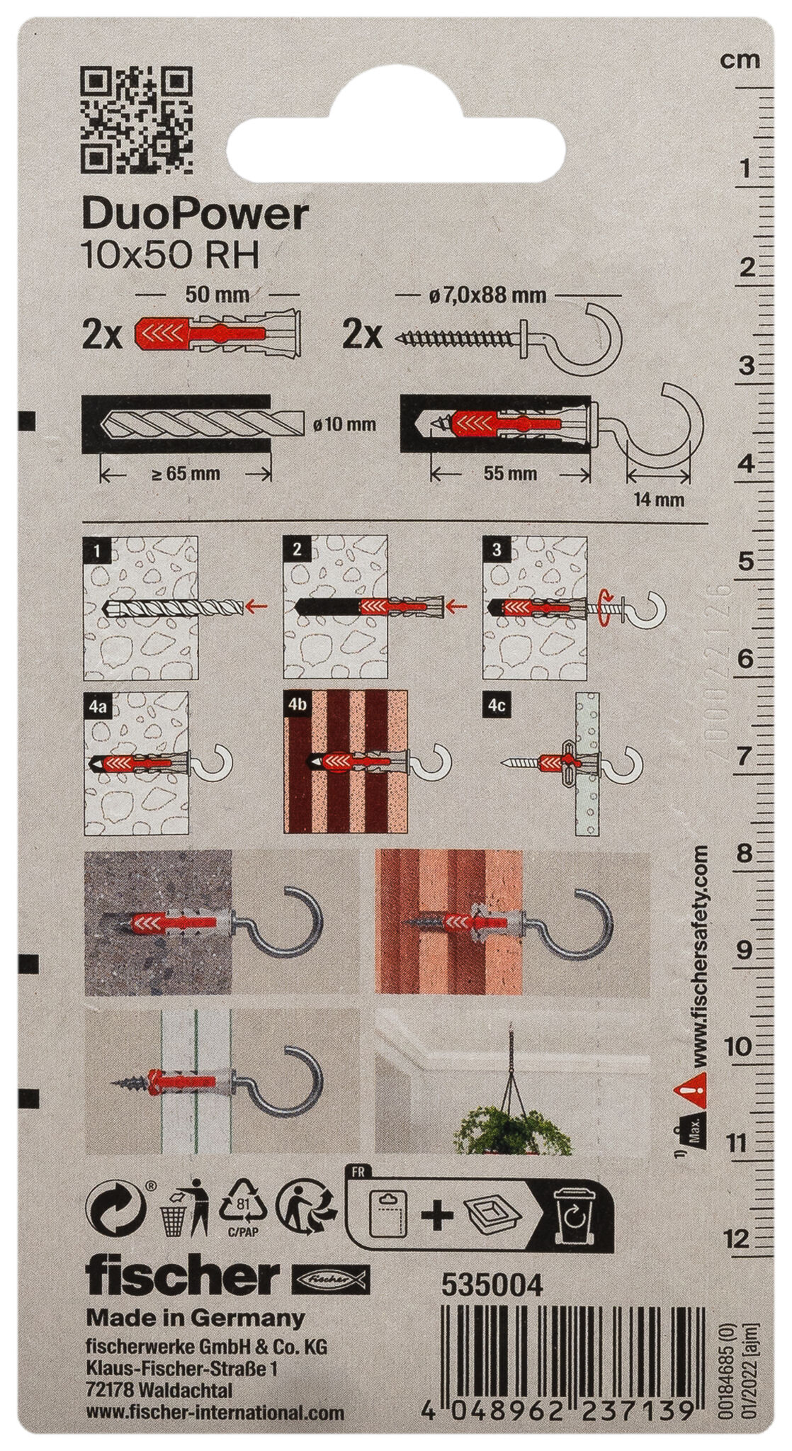 FISCHER DuoPower 10x50 RH 2Stk.
