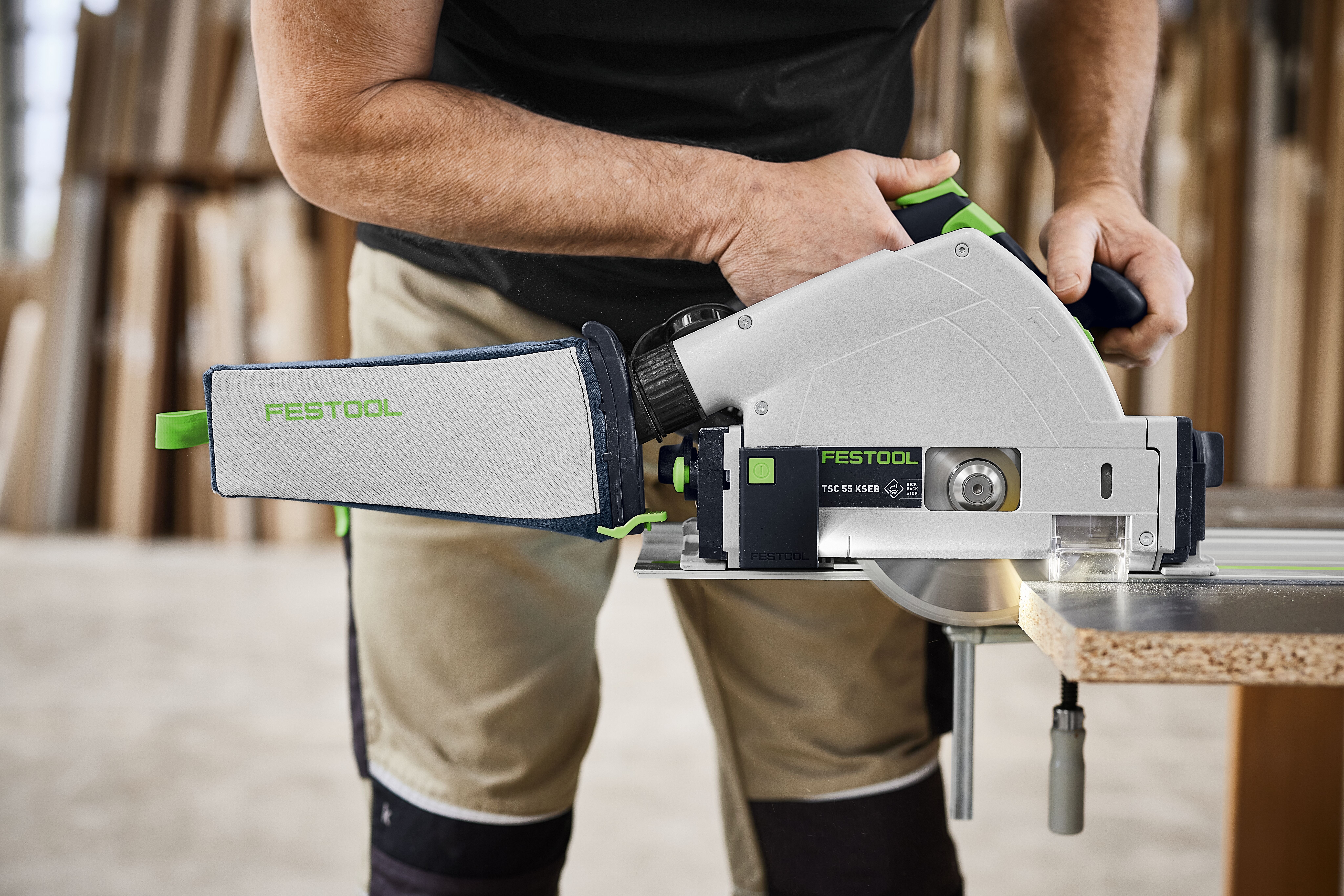 FESTOOL Akku-Tauchsäge TSC 55 KSEB-Basic-FS