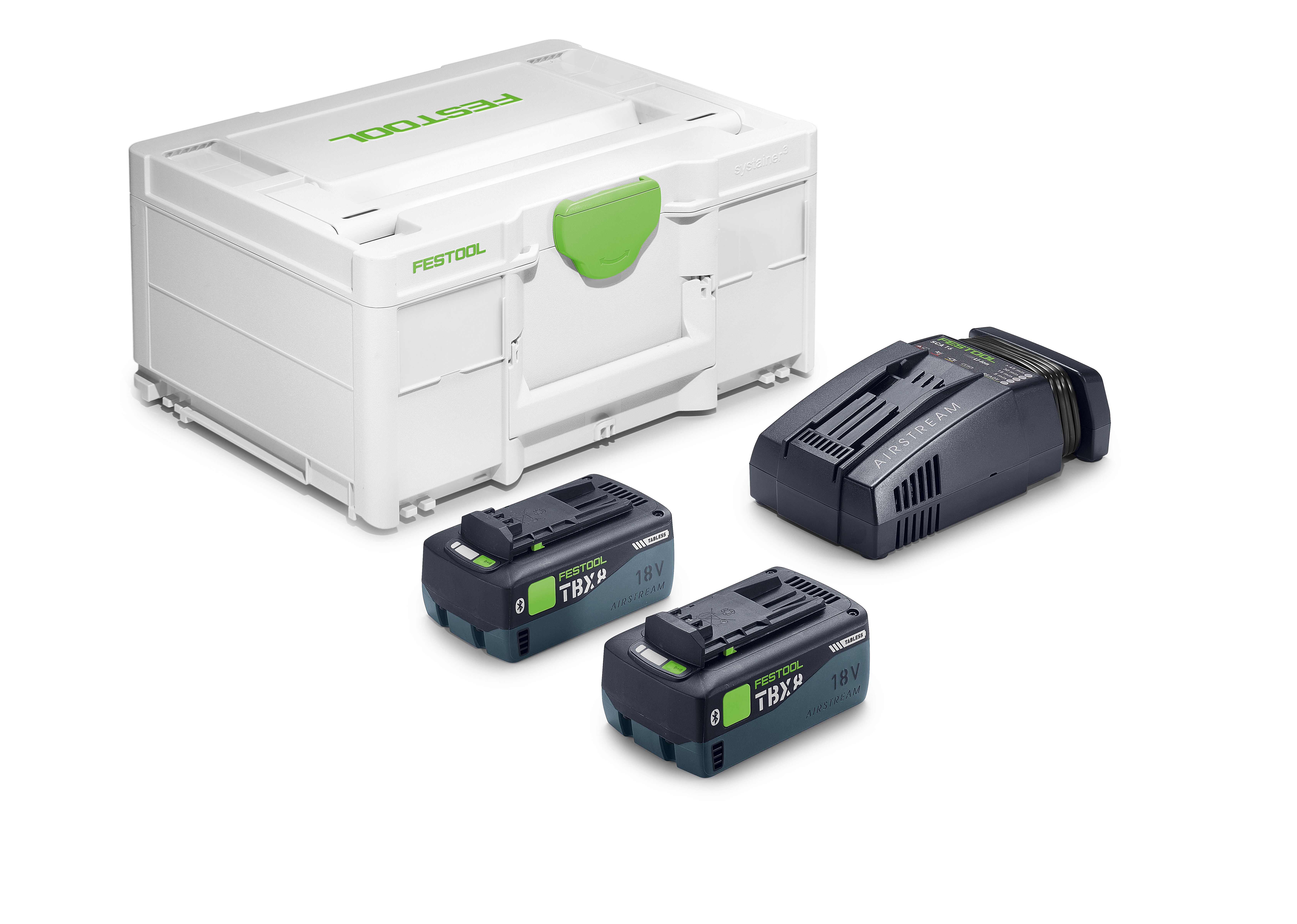 FESTOOL Energie-Set SYS 18V 2xTBX8/SCA16