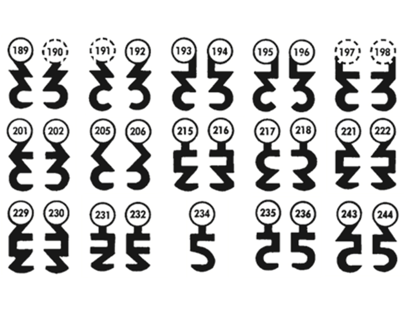 BÖRKEY BB-Zimmertür-Schlüssel Serie 946 | Nr. 1