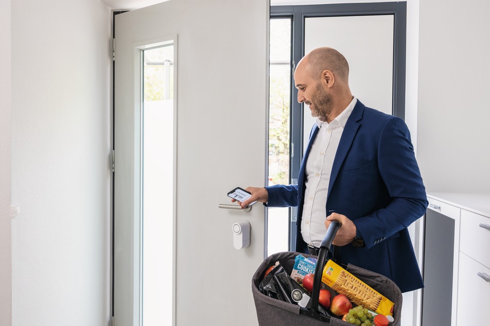 ABUS Türschlossantrieb LOXERIS One Silber