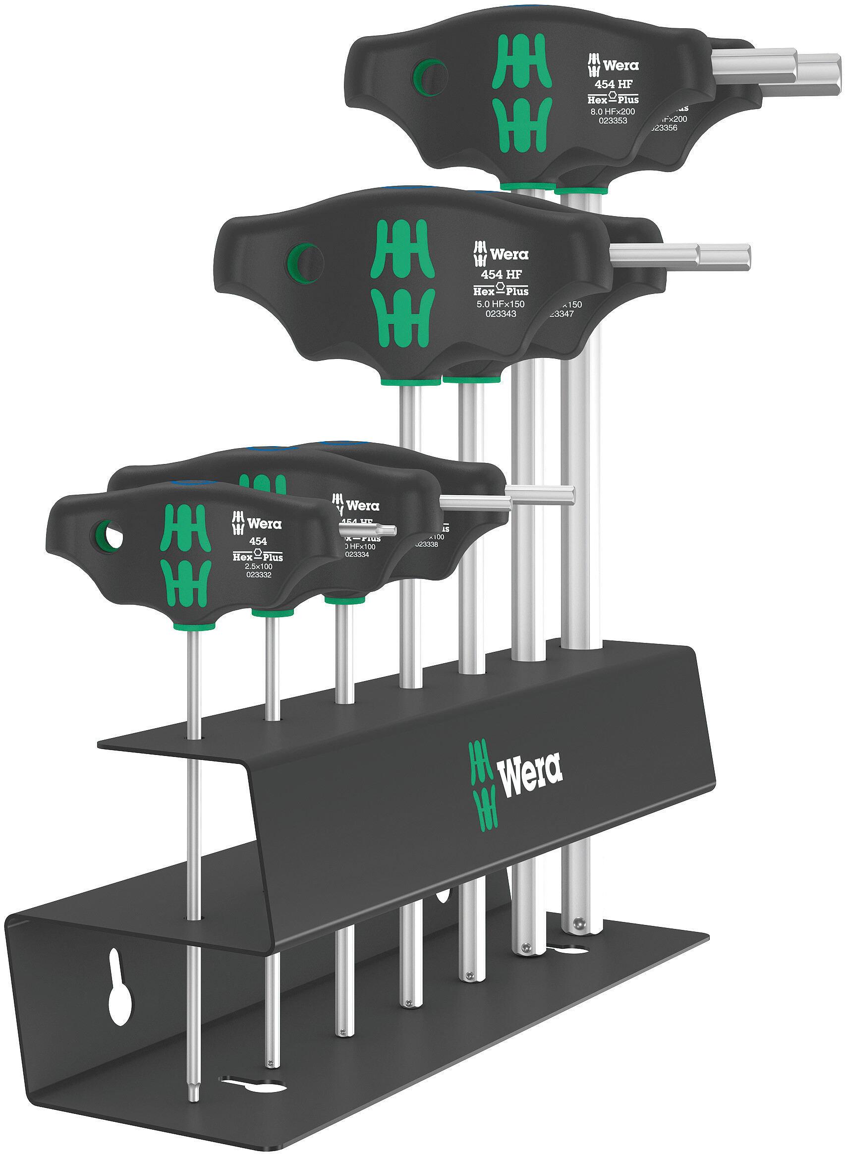WERA 4T-Griff Satz 54/7 HF Set 2