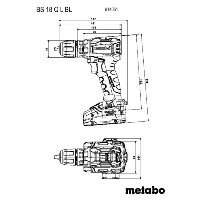 METABO BS 18 L Akku-Bohrschrauber