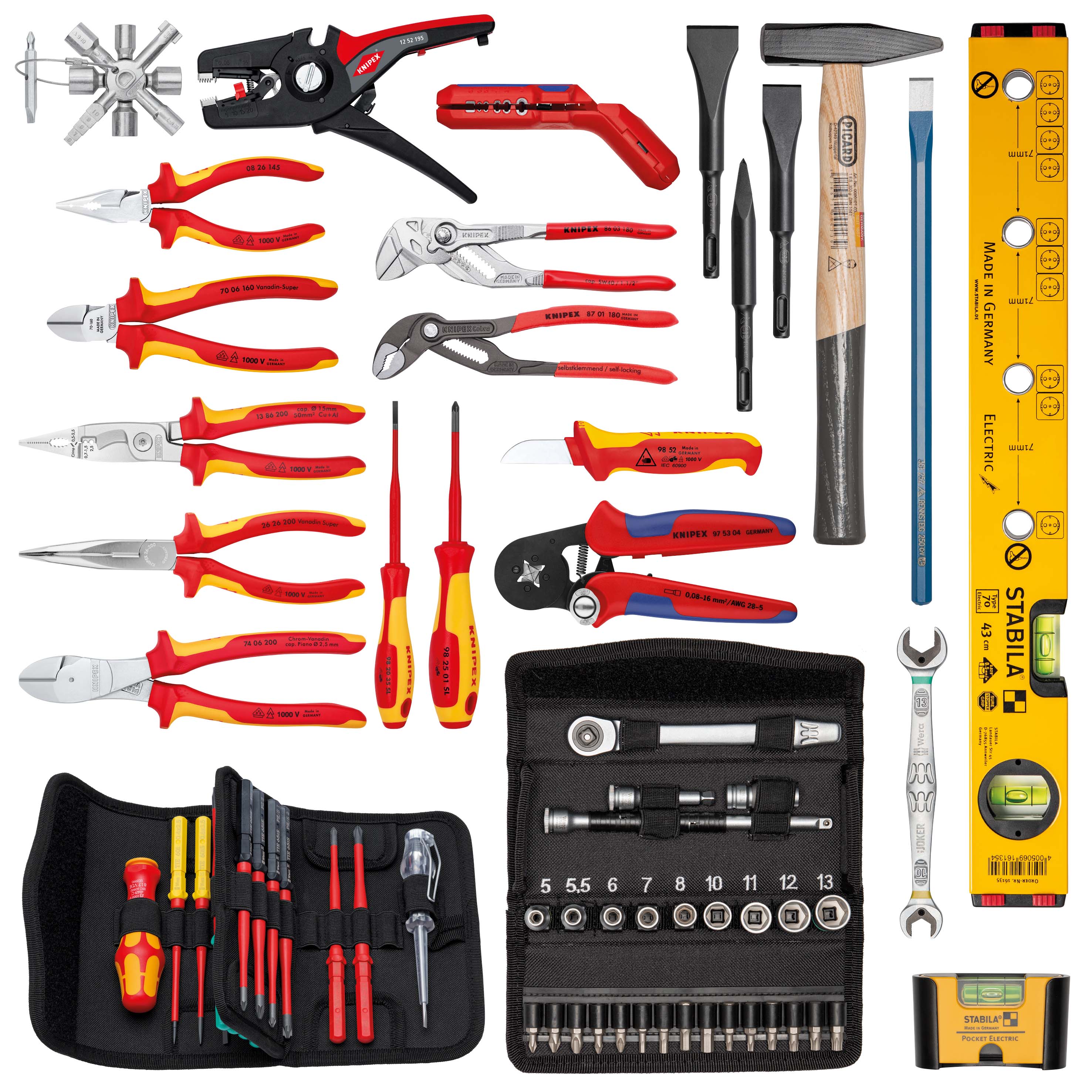 KNIPEX 002142 Werkzeugkoffer "BIG Twin" Elektro 