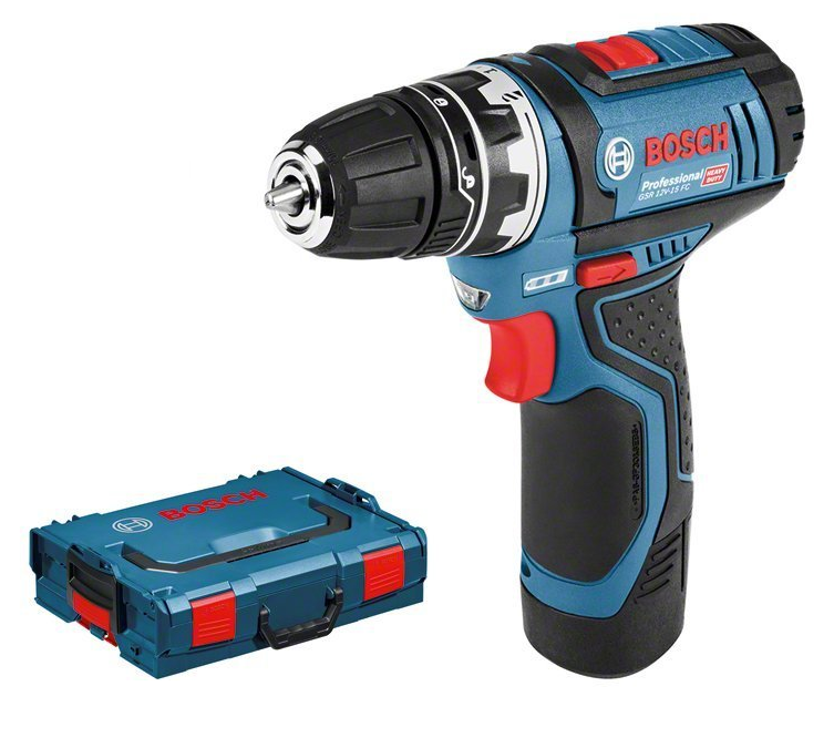 BOSCH Akku-Bohrschrauber GSR 12V-15 FC FlexiClick