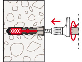 FISCHER DuoPower 5x25 EasyHook Angle 8Stk.
