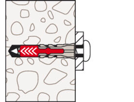 FISCHER DuoPower 6x50 S PH 4Stk.