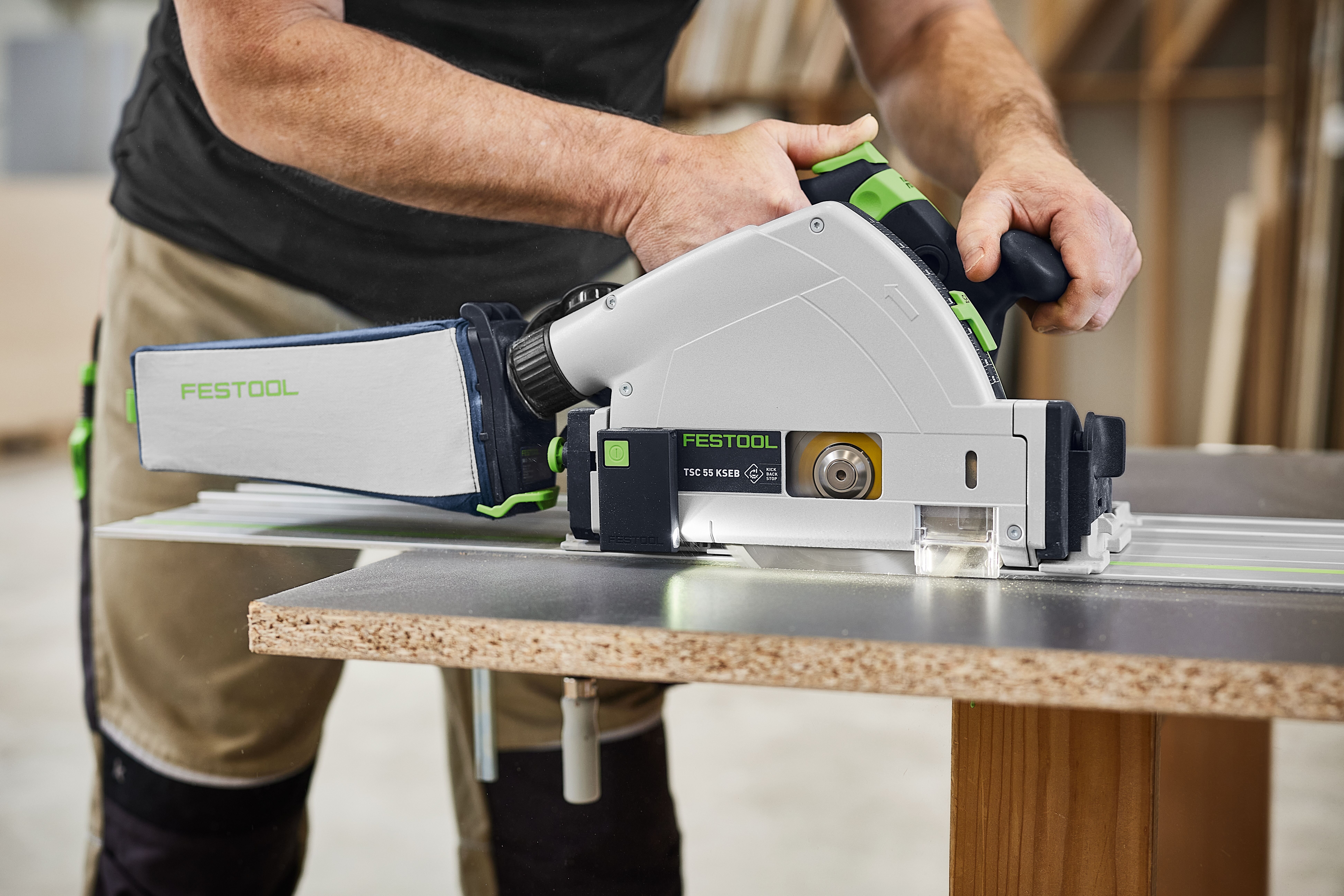 FESTOOL Akku-Tauchsäge TSC 55 KSEB-Basic-FS