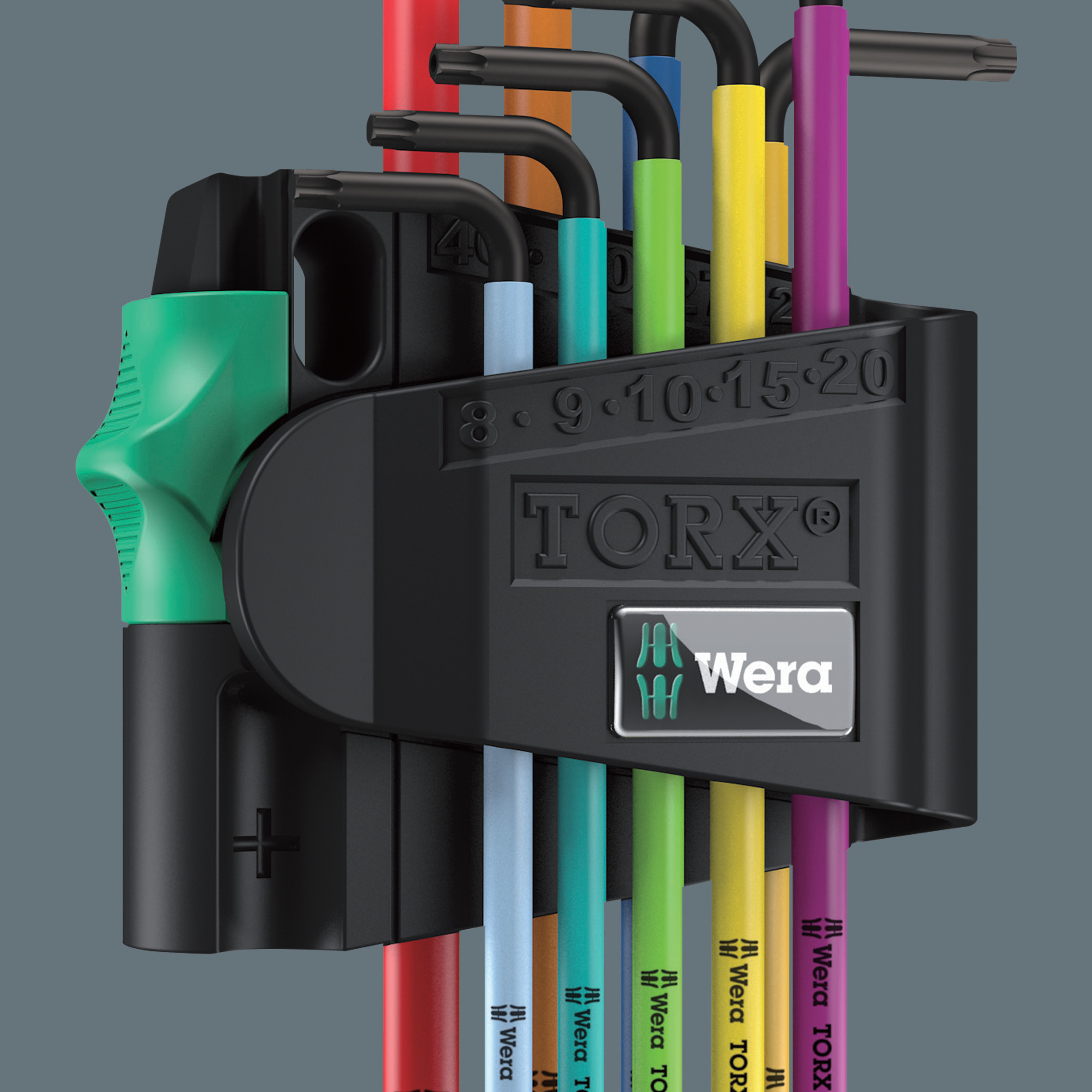 WERA 967/9 TX BO Multicolour 1 SB SiS, 9-teilig