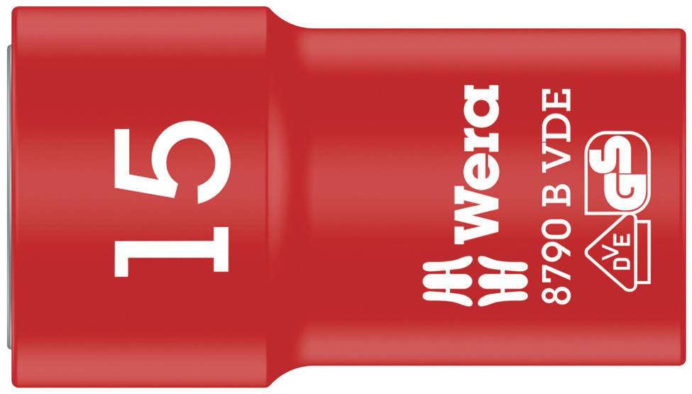 WERA 8100 SB VDE 1 Zyklop Knarrensatz, isoliert