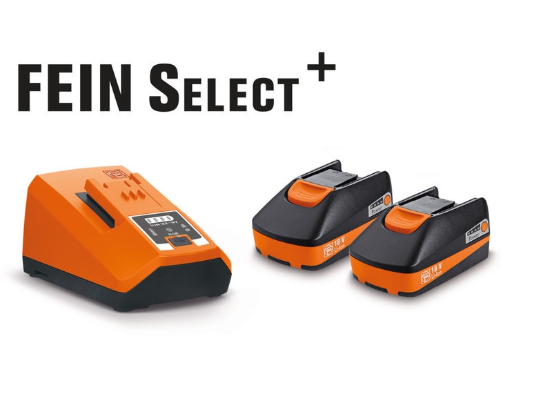FEIN Akku Starter Set - Ladegerät inkl. 2x 3,0 