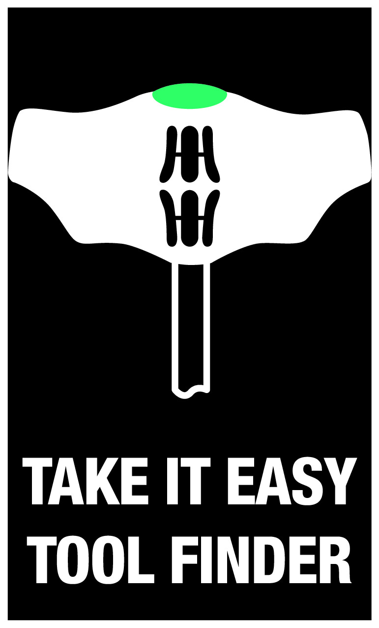 WERA 4T-Griff Satz 54/7 HF Set 2