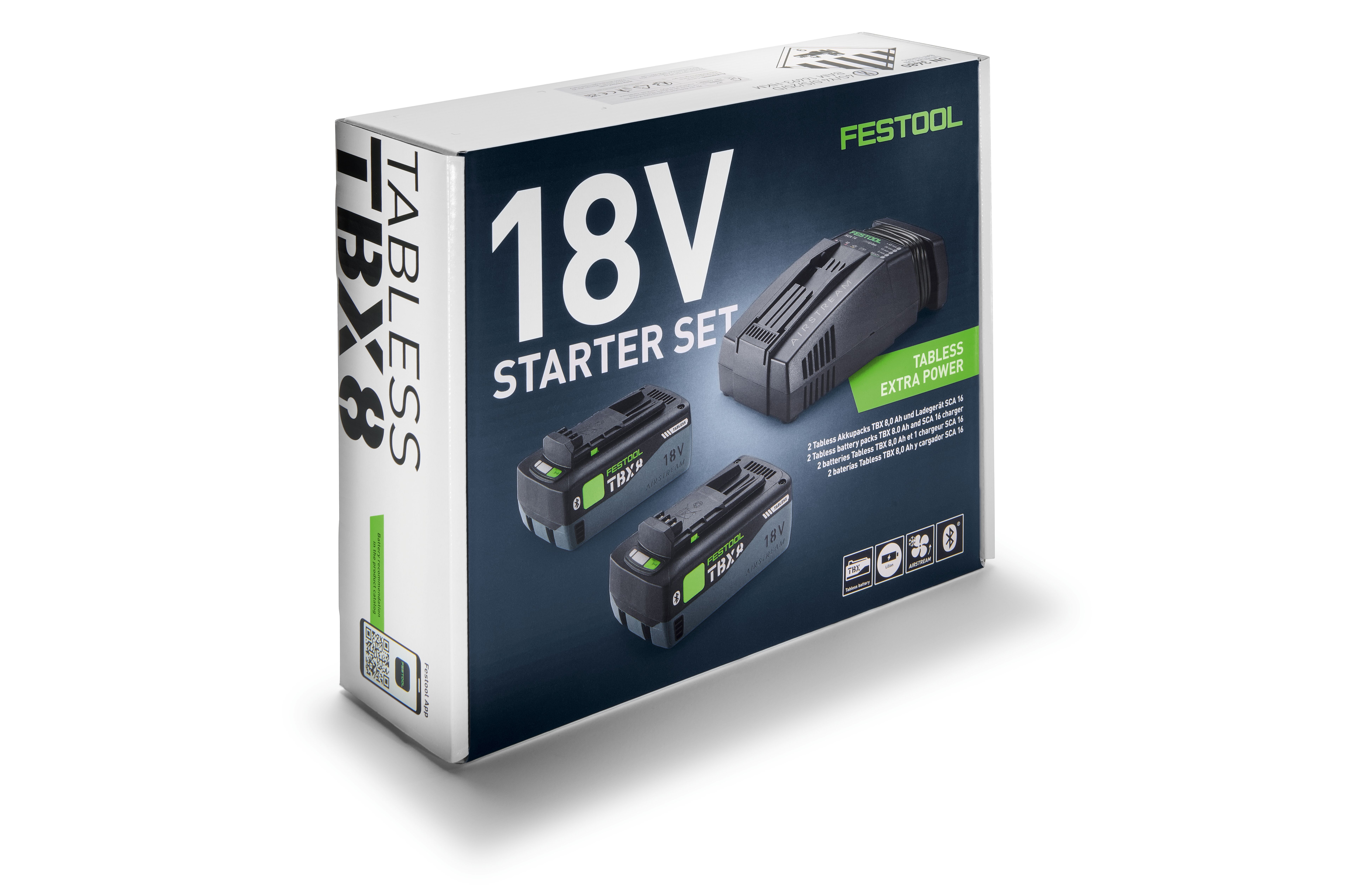 FESTOOL Energie-Set 18V 2xTBX8/SCA16