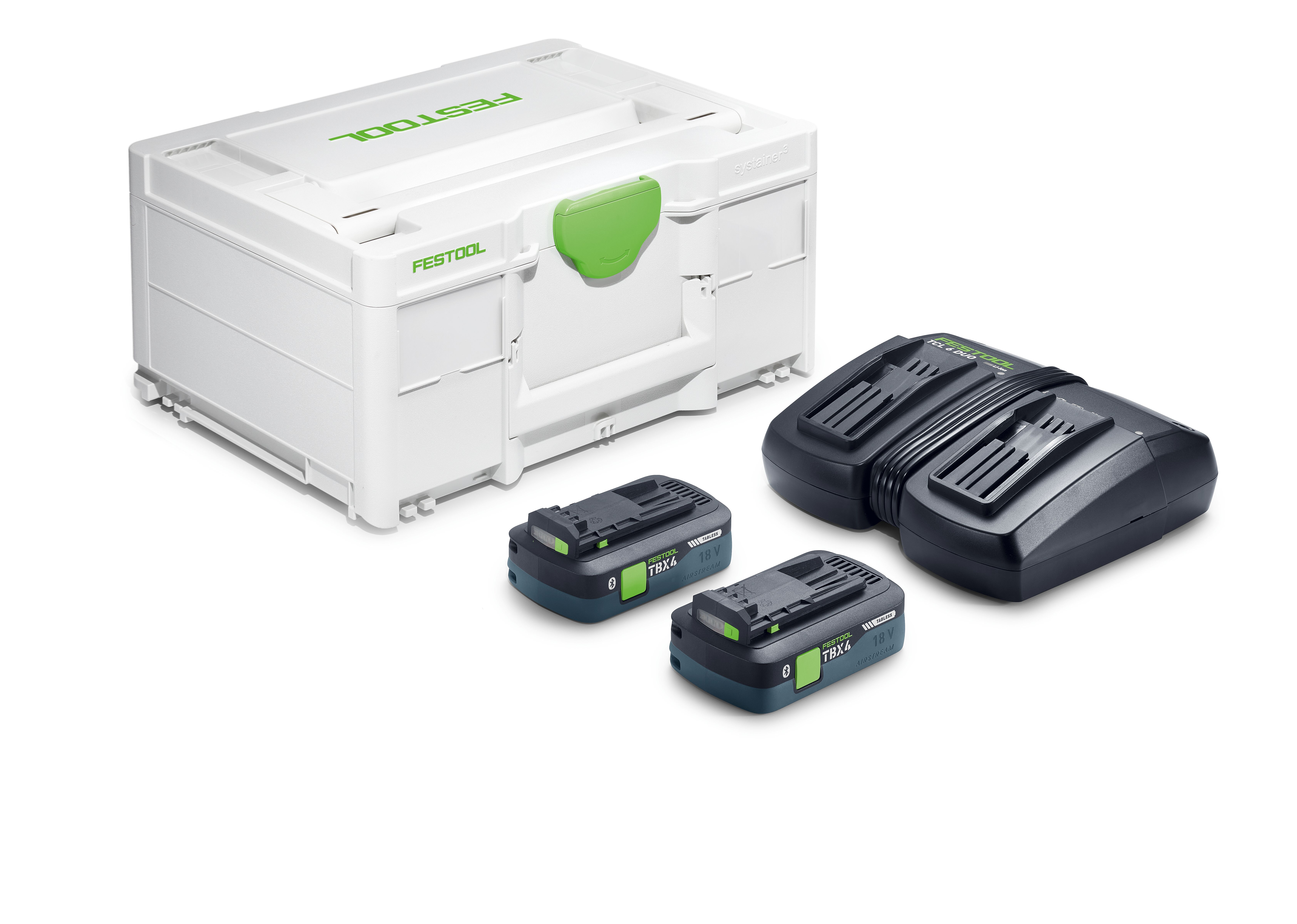 FESTOOL Energie-Set SYS 18V 2xTBX4/TCL6DUO