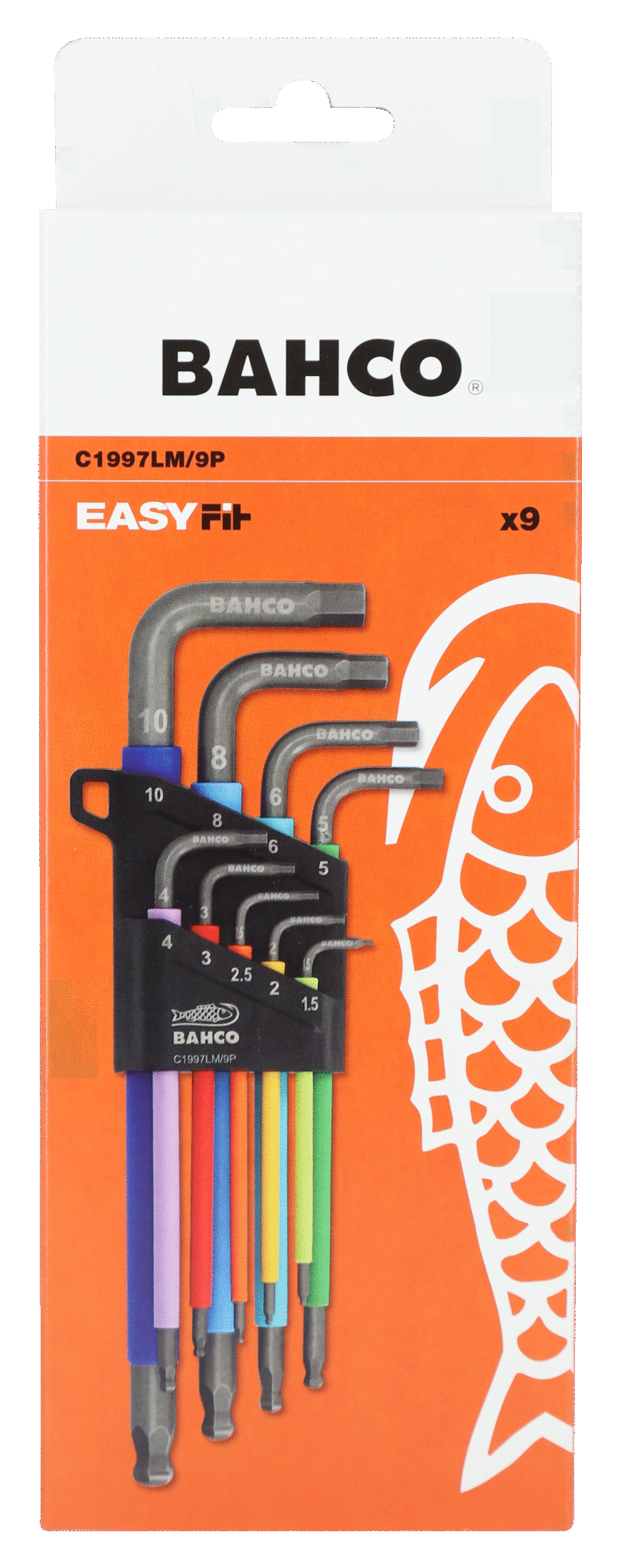 BAHCO Winkelschraubendreher Satz 1,5-10mm