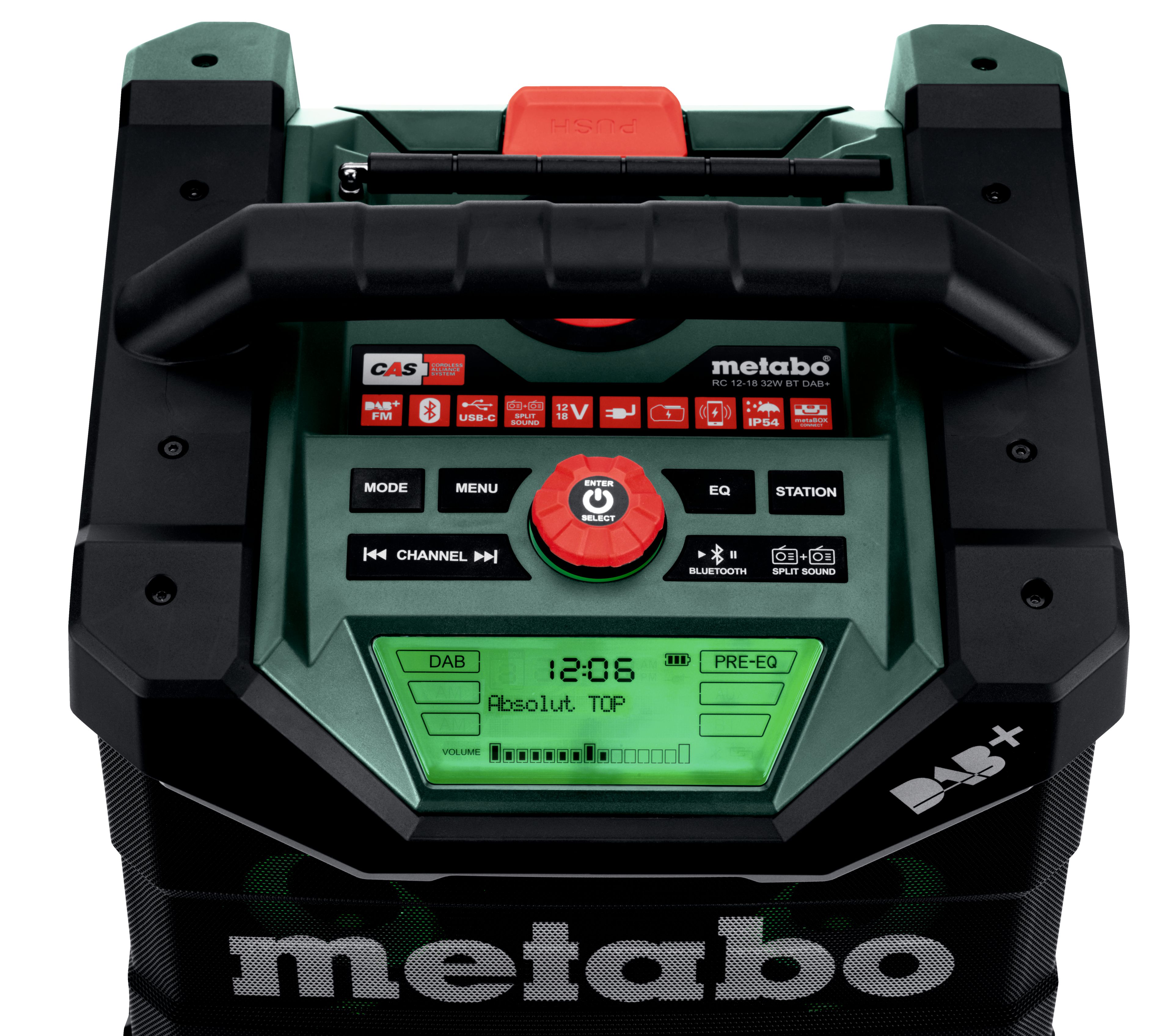 METABO RC 12-18 32W BT DAB+  Akku-Baustellenradio
