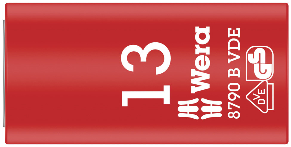 WERA 8100 SB VDE 1 Zyklop Knarrensatz, isoliert