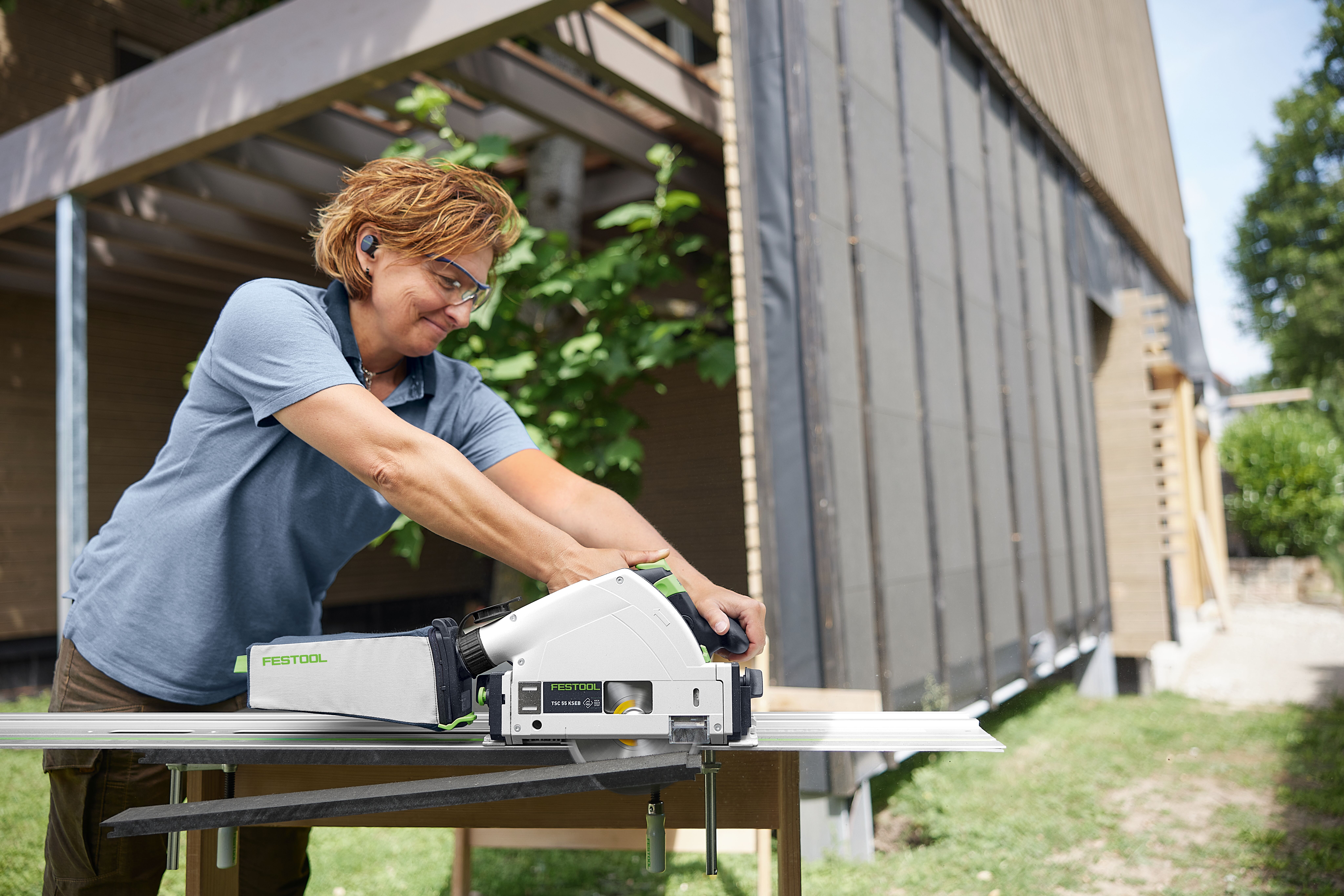 FESTOOL Akku-Tauchsäge TSC 55 KSEB-Basic-FS